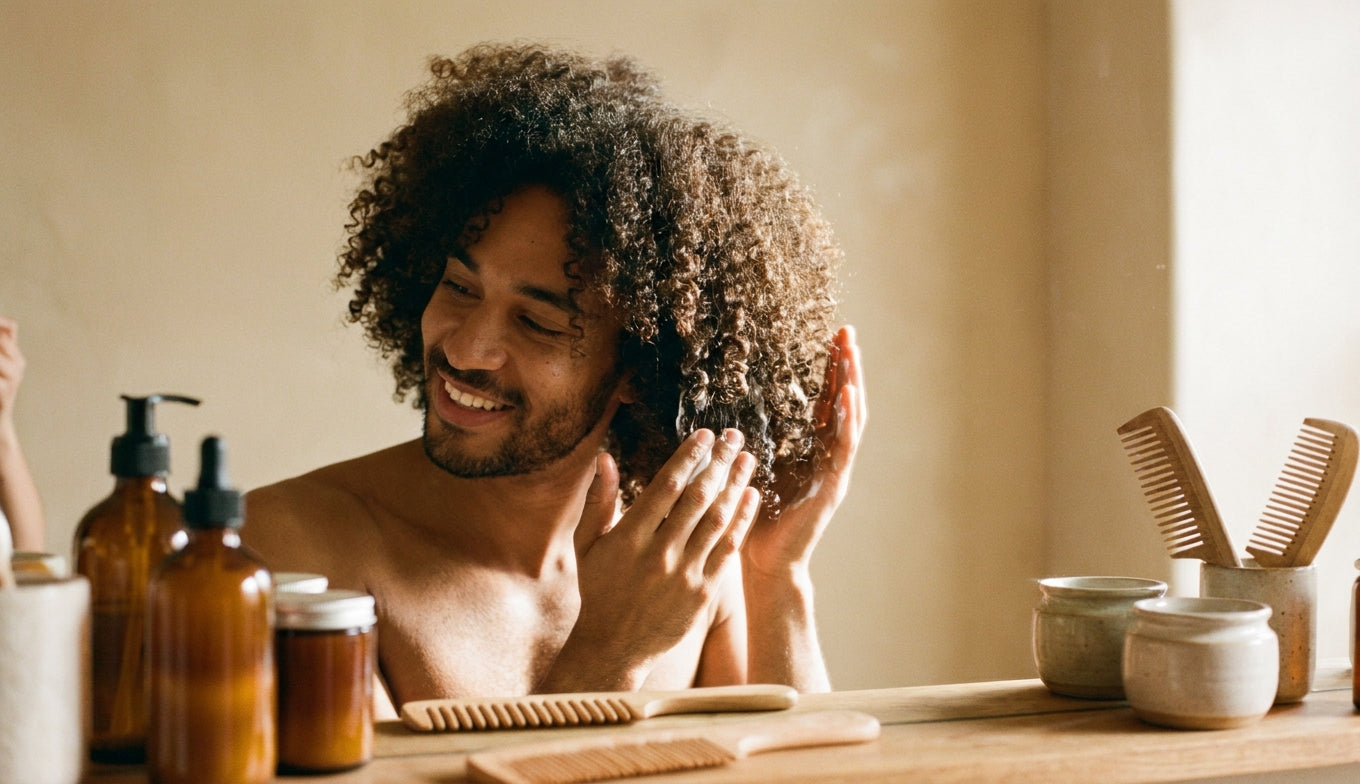 Cheveux Frisés Homme : Routine et Soins pour des Boucles Définies